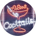 Cocktails Bar Glass LED Light Sign - Way Up Gifts