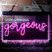 Girlfriend Gift Good Morning Gorgeous LED Light Sign - Way Up Gifts
