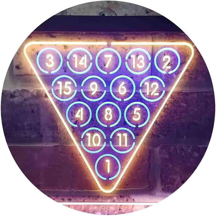 Billiards Pool Snooker LED Light Sign - Way Up Gifts