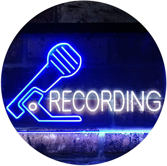 Microphone On Air Recording LED Light Sign - Way Up Gifts