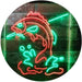Fish on Hook Fishing Bait Store Cabin Decor LED Light Sign - Way Up Gifts