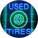 Auto Shop Car Garage Used Tires LED Light Sign - Way Up Gifts