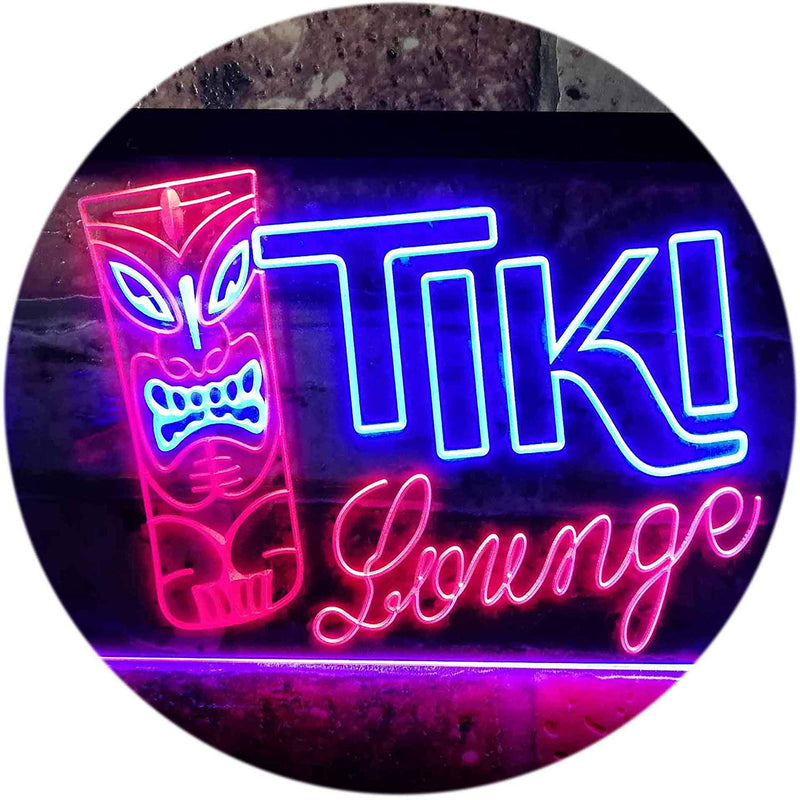 Bar Tiki Lounge LED Light Sign - LED Gift Works