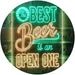 Best Beer is an Open One LED Light Sign - Way Up Gifts