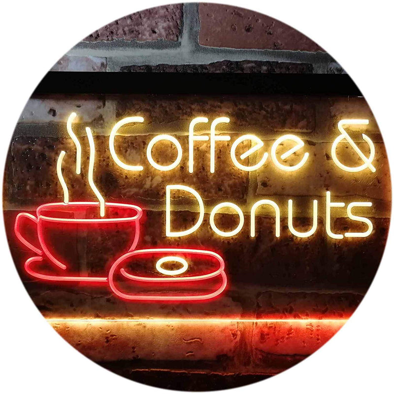 Coffee Donuts LED Light Sign - LED Gift Works