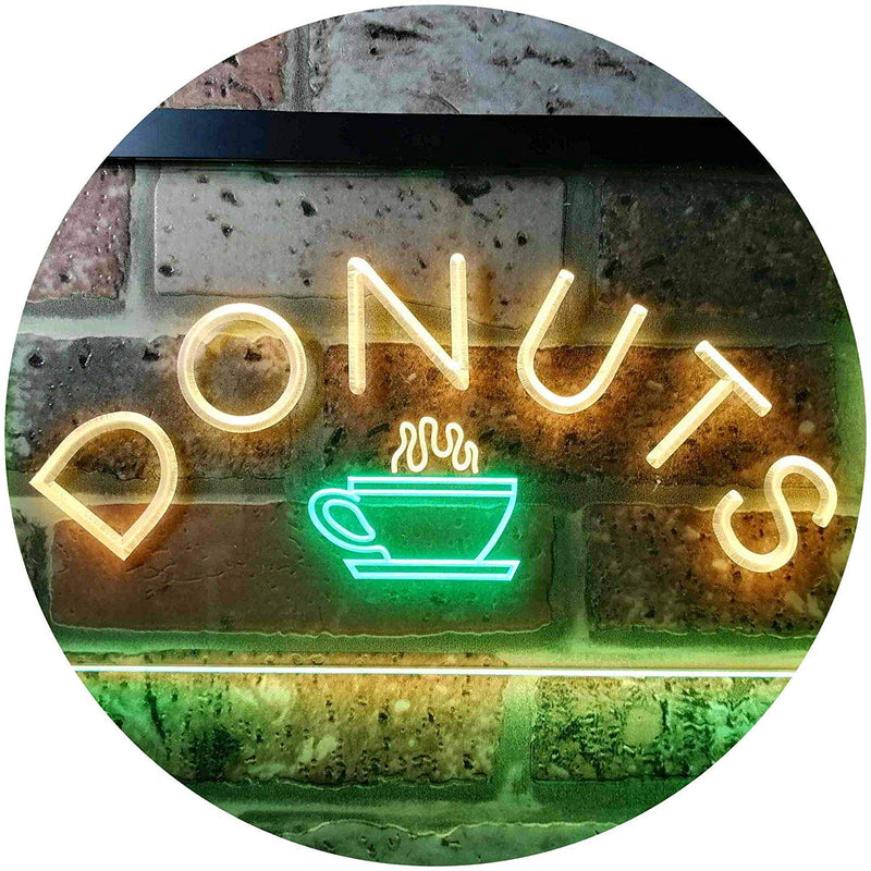 Donuts Coffee LED Light Sign - LED Gift Works