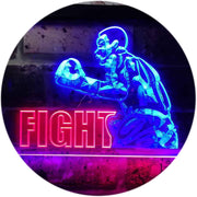 Fitness Gym Boxer Fight Boxing Man Cave LED Light Sign - LED Gift Works