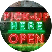 Pick Up Here Open LED Light Sign - LED Gift Works
