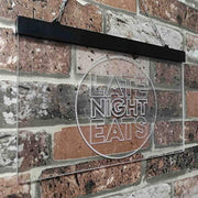 Late Night Eats LED Light Sign - LED Gift Works