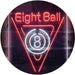 Eight Ball Pool Billiards LED Light Sign - Way Up Gifts