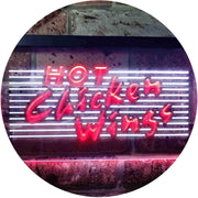Hot Chicken Wings LED Light Sign - LED Gift Works