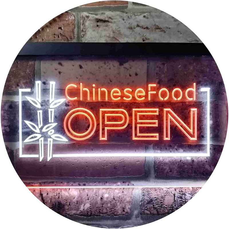 Open Restaurant Chinese Food LED Light Sign - LED Gift Works