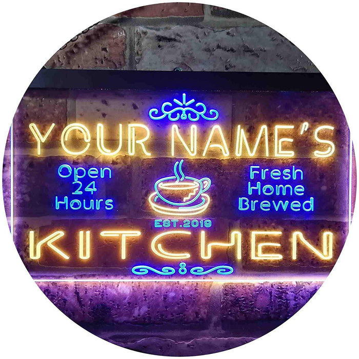 Personalized Home Kitchen Decor LED Light Sign - Way Up Gifts