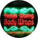 Facials Waxing Body Wraps LED Light Sign - Way Up Gifts