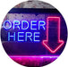 Arrow Order Here LED Light Sign - Way Up Gifts