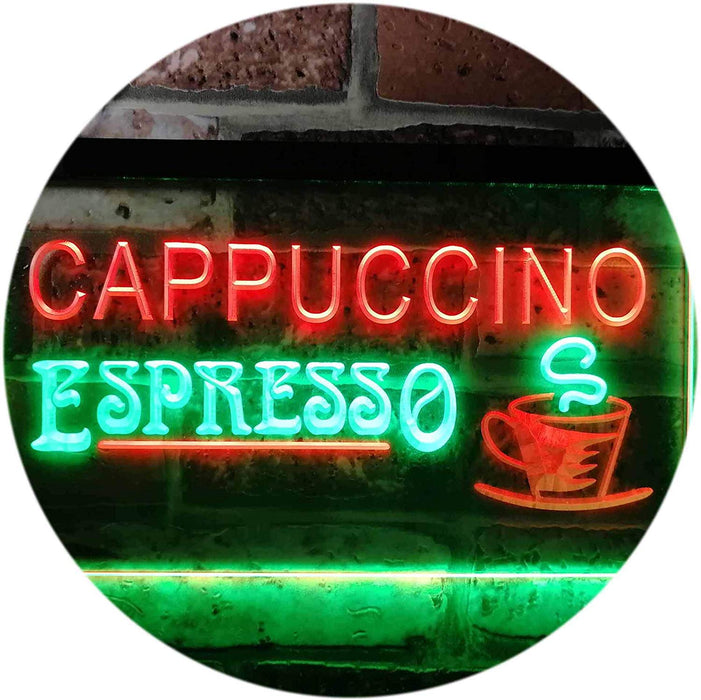 Coffee Cappuccino Espresso LED Light Sign - Way Up Gifts