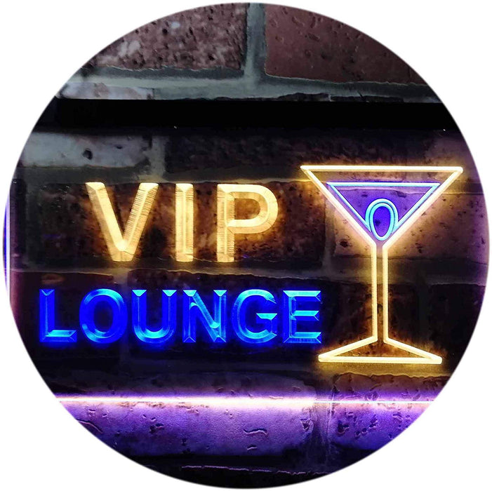 Cocktails VIP Lounge LED Light Sign - Way Up Gifts