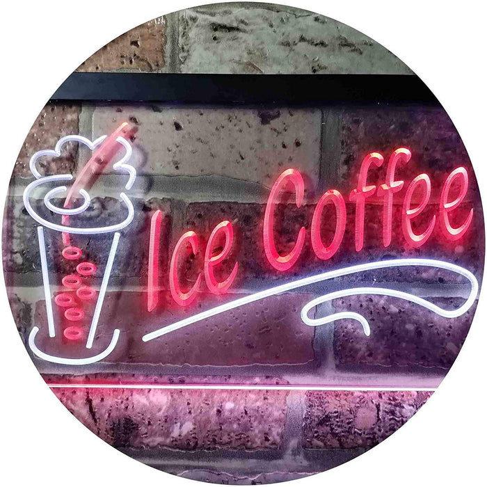 Ice Coffee LED Light Sign - Way Up Gifts