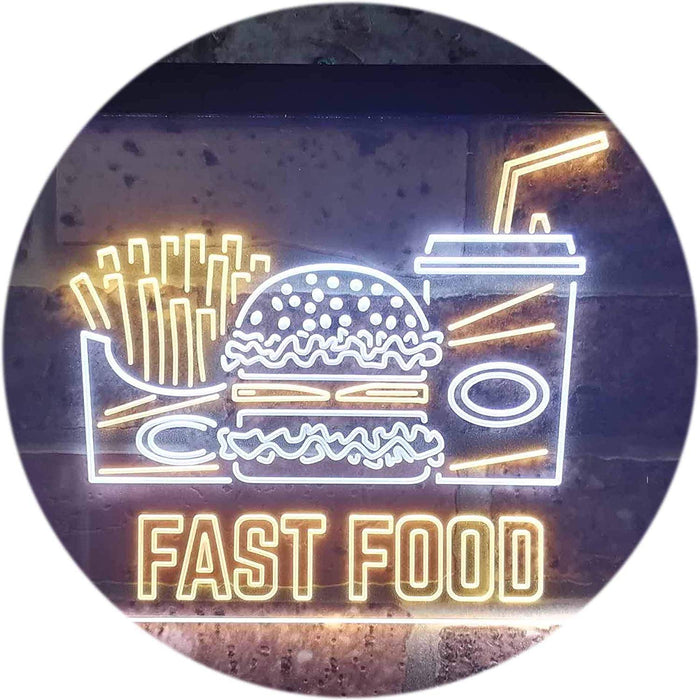 Fast Food LED Light Sign - Way Up Gifts
