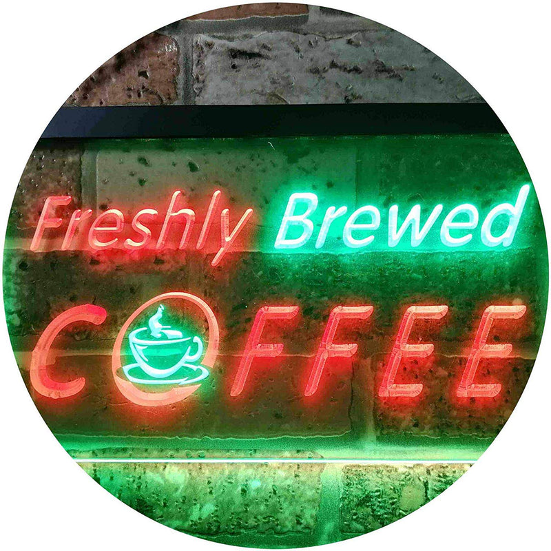 Freshly Brewed Coffee LED Light Sign - LED Gift Works