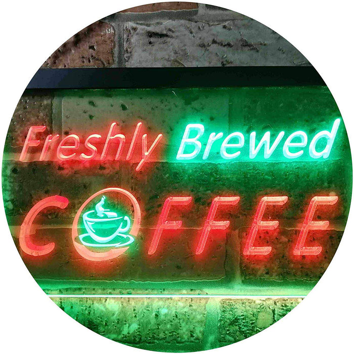 Freshly Brewed Coffee LED Light Sign - Way Up Gifts