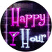 Happy Hour Cocktails Bar LED Light Sign - Way Up Gifts