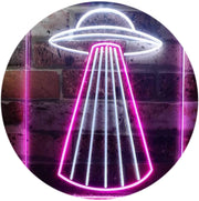 Space Ship UFO LED Light Sign - LED Gift Works
