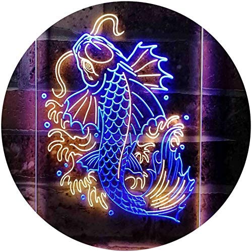 Koi Fish Display LED Light Sign - Way Up Gifts