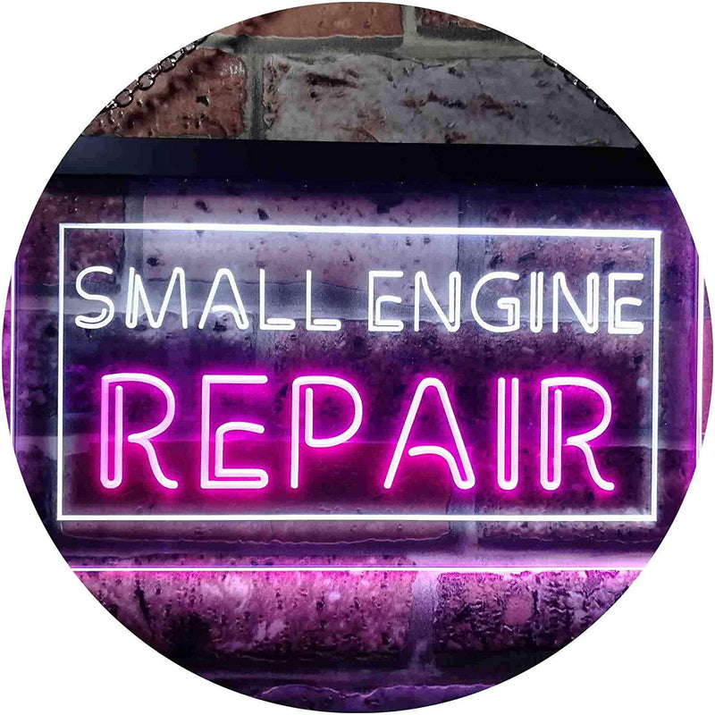 Small Engine Repair LED Light Sign - LED Gift Works