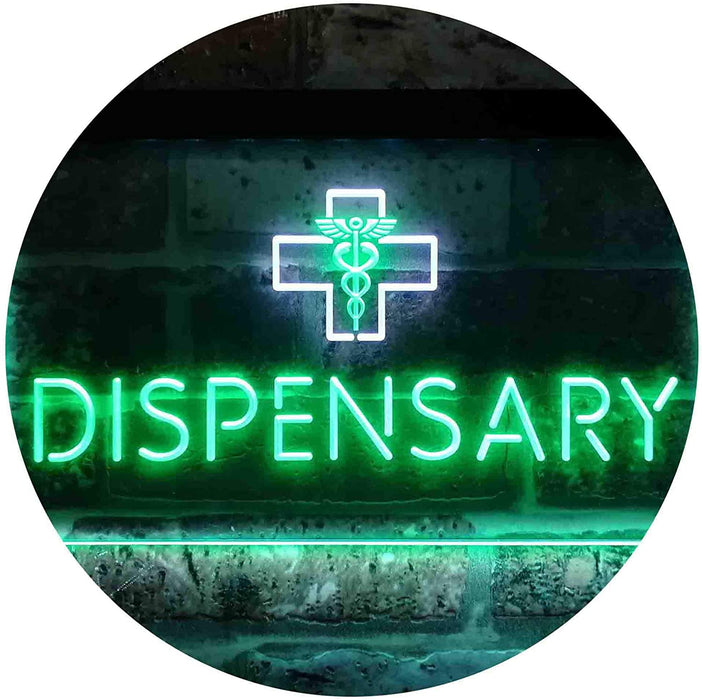 Medical Marijuana Dispensary LED Light Sign - Way Up Gifts