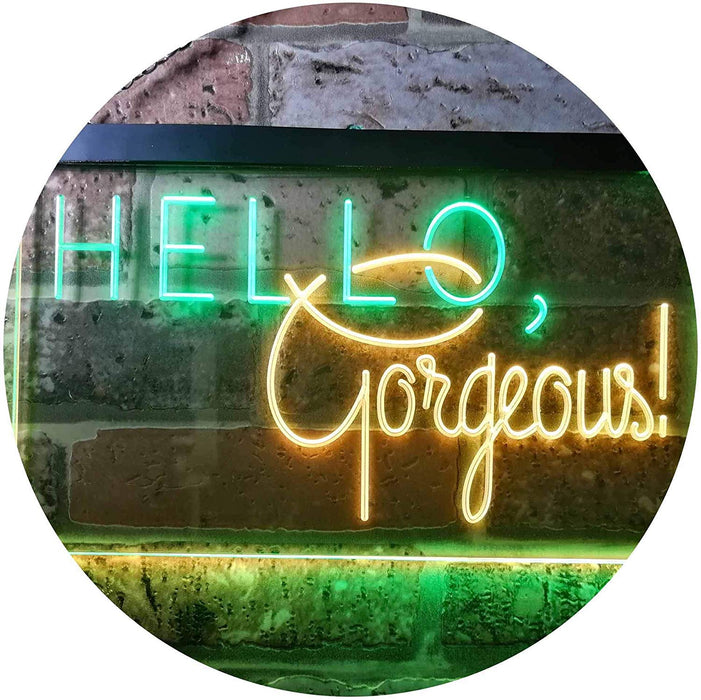 Hello Gorgeous LED Light Sign - Way Up Gifts