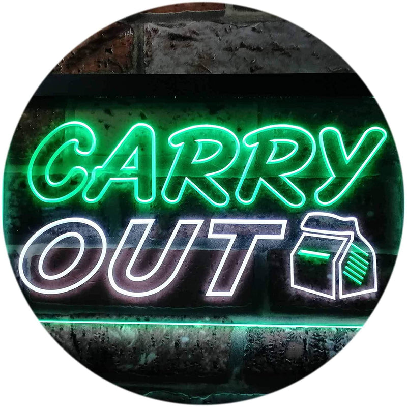 Food to Go Carry Out LED Light Sign - LED Gift Works