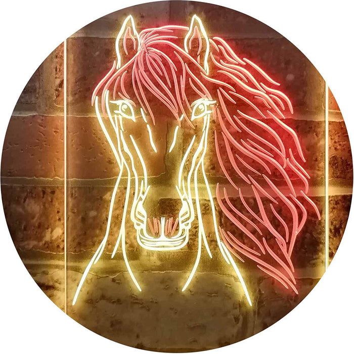 Horse Head LED Light Sign - Way Up Gifts