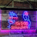 Parrot It's Five O'Clock Somewhere LED Light Sign - Way Up Gifts