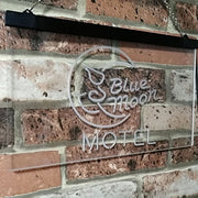 Blue Moon Motel LED Light Sign - LED Gift Works