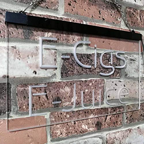 Vape Shop E-Cigs E-Juice LED Light Sign - LED Gift Works