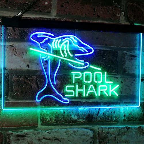Billiards Pool Shark LED Light Sign - Way Up Gifts