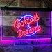 Cocktails & Dreams LED Light Sign - Way Up Gifts