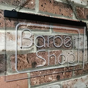 Barber Shop LED Light Sign - LED Gift Works