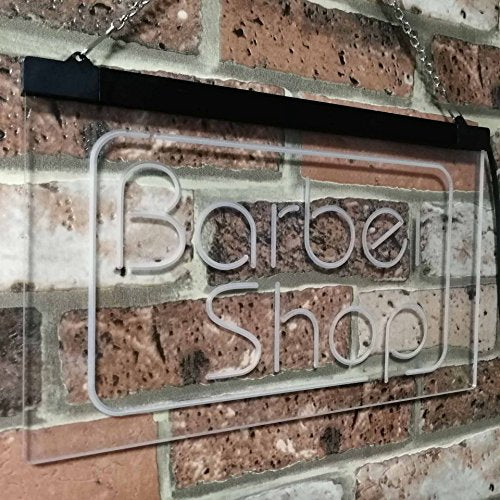 Barber Shop LED Light Sign - LED Gift Works