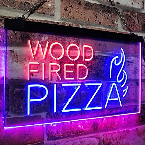 Wood Fired Pizza LED Light Sign - Way Up Gifts