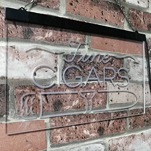 Fine Cigars LED Light Sign - Way Up Gifts