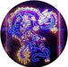 Tiger and Dragon Fight Man Cave Room Garage LED Light Sign - Way Up Gifts