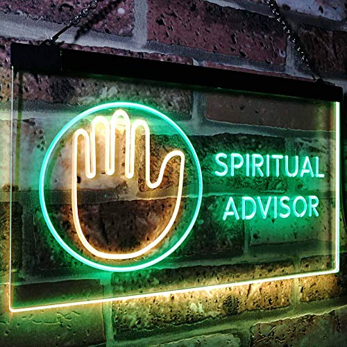 Psychic Spiritual Advisor LED Light Sign - Way Up Gifts