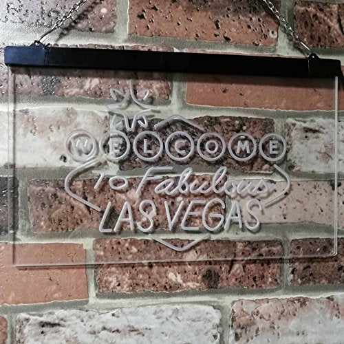 Welcome to Fabulous Las Vegas LED Light Sign - LED Gift Works