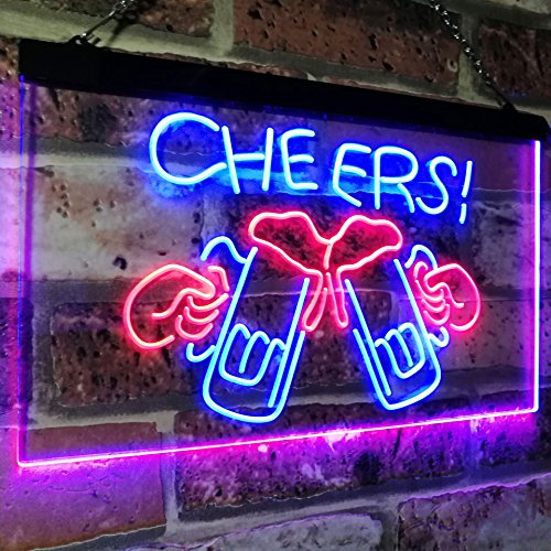 Beer Mugs Cheers LED Light Sign - LED Gift Works