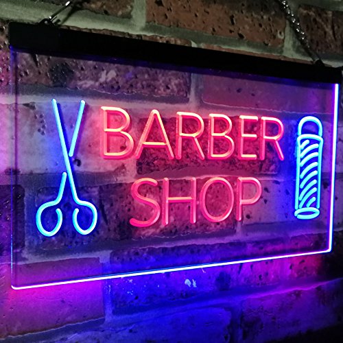 Barber Shop LED Light Sign - LED Gift Works