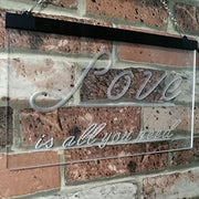 Love is All You Need LED Light Sign - LED Gift Works