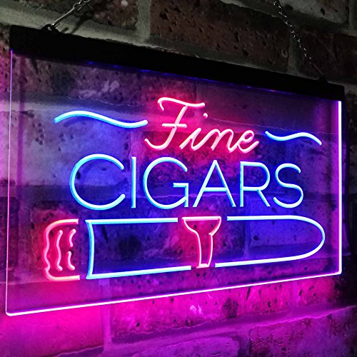 Fine Cigars LED Light Sign - Way Up Gifts
