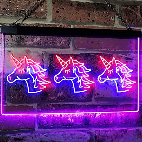 Three Unicorns LED Light Sign - Way Up Gifts